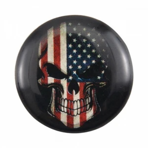 Asiento tornillo cráneo bandera de Estados Unidos negro 8 mm para Indian Scout Victory - Imagen 1 de 2