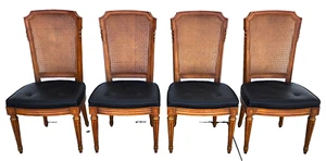 MCM Henredon Dining Chairs Cane Back 28-2501 - Picture 1 of 22
