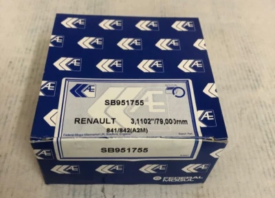 2Box X 4CYL Piston Ring Set SB951755 AE 79MM FITS RENAULT R18 TS (R1328) 841 842 - Image 1 of 4