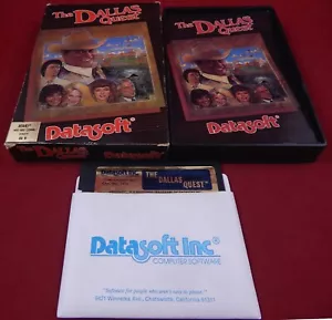 Atari XL: The Dallas Quest - Datasoft 1985 - Picture 1 of 2