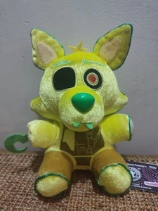 NEW FNAF Funko Yellow Inverted Radioactive Foxy w/tag Hot Topic Exclusive Plush - Picture 1 of 9