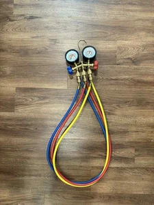JB Just Better Refrigeration Manifold Gauge & Hoses R-22 R-410A R-404A TS 844 - Picture 1 of 2