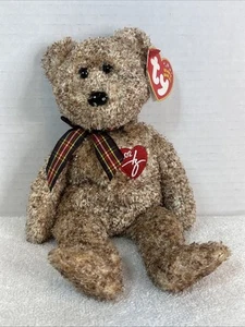 2002 SIGNATURE BEAR - Ty Beanie Baby RARE Mint Retired With ERRORS P.E Pellets - Picture 1 of 11