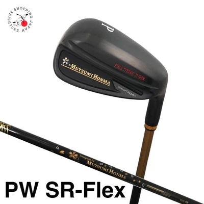 MUTSUMI HONMA Full Titanium Iron Wedge PW SR-Flex MH Original Graphite Shaft RH - Image 1 of 4