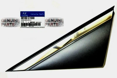 SONATA 2015-19 ЛЕВОЕ ВОДИТЕЛЬСКОЕ ЗЕРКАЛО УГЛОВОЙ ГАРНИР ОТДЕЛКА СТОЙКА ДЕЛЬТА ЧЕРНЫЙ МОЛДИНГ - Изображение 1 из 2