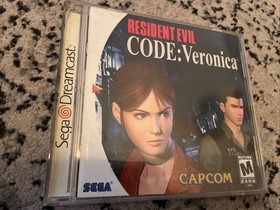Resident Evil CODE: Veronica (Sega Dreamcast, 2000) Disk 2 & Damaged Case