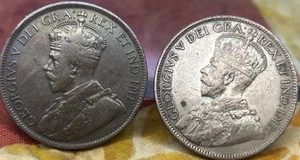 1916+1919 Canada Large Cent Almost Uncirculated - Picture 1 of 2