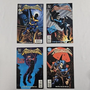Lote de cómics Nightwing #1-4 mini serie completa DC Comics 1995 nuevo B&B por favor LEER⬇ - Imagen 1 de 19