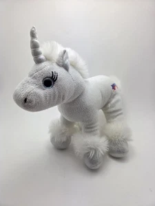 Adorable Vintage Webkinz "Astra" the White Unicorn Plush with Rainbow (10 inch) - Picture 1 of 5