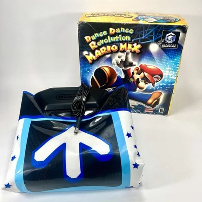 Dance Dance Revolution: Mario Mix Bundle Nintendo GameCube Box & Pad Only - Image 1 of 4
