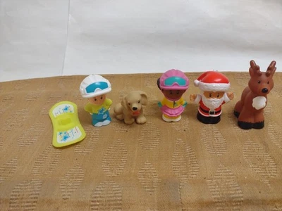 6 FiPrice LittlePeople Perro Reno Santa Eddie Tessa Adviento Cuenta Regresiva para Navidad Foto 1 de 4