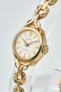 Rolex Precision ‘1959’ Rare Vintage Ladies 9K Gold Bracelet Watch, Serviced - Picture 1 of 23