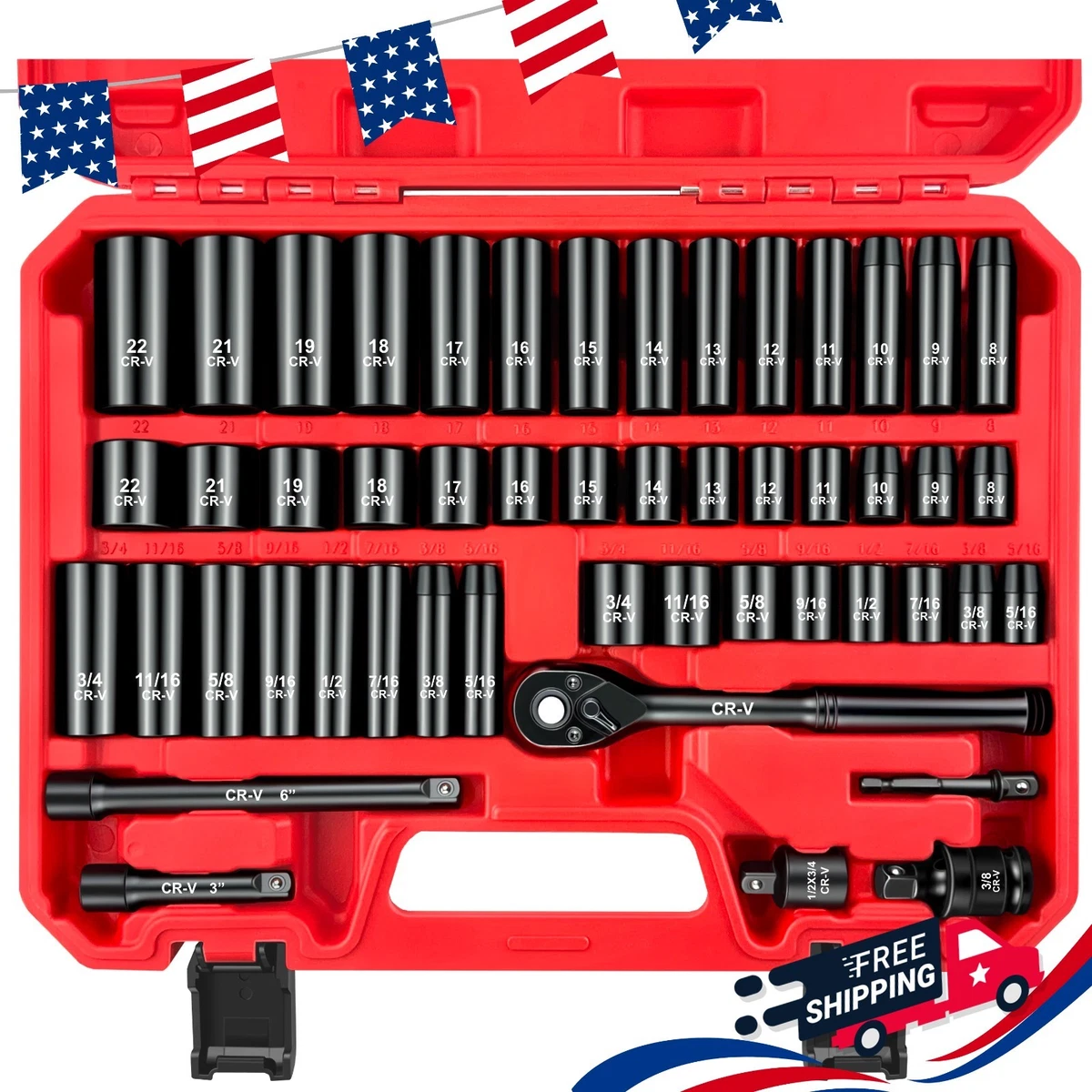 STEELMAN PRO 15-Piece Metric 3/8-in Drive 6-point Set Intermediate - Foto 5