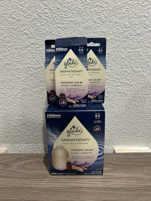 Difusor de aceites esenciales de aromaterapia Glade y 4 recambios de lavanda y sándalo Foto 1 de 2