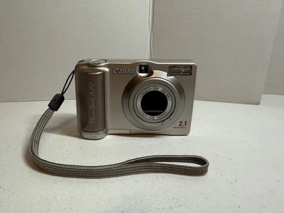Canon PowerShot A20 Digital Camera 2.1 Mega Pixel - Tested and Working - Image 1 of 4