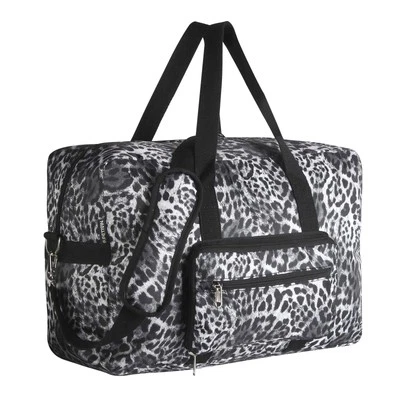 Bolso de Lona Impermeable Plegable Estampado de Leopardo Ligero Equipaje de Mano Foto 1 de 4