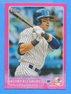 2015 Topps cromo rosa refractor #49 Jacoby Ellsbury Yankees - Imagen 1 de 1