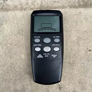 Hampton Bay Harbor Breeze Fan LCD Remote Control FAN-9T BLACK COLOR - Picture 1 of 2