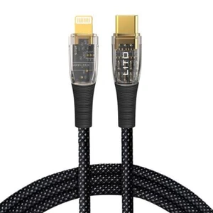 LITO LD01 USB-C To Liquid Silicone Fast Charging Cable 120cm - Black - Picture 1 of 8