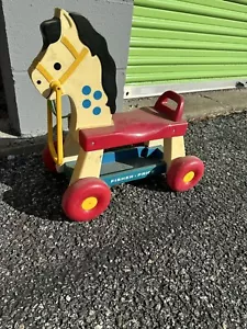 Vintage 1976 Fisher Price Ride on Horse - Picture 1 of 2