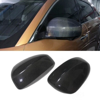 Cubierta de espejo retrovisor lateral de fibra de carbono para INFINITI EX35 FX35 QX50 QX60 09-14 Foto 1 de 4