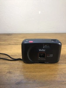 Vivitar IC101 Panorama 35mm Point & Shoot Film Camera Focus Free, Black (j) - Picture 1 of 3