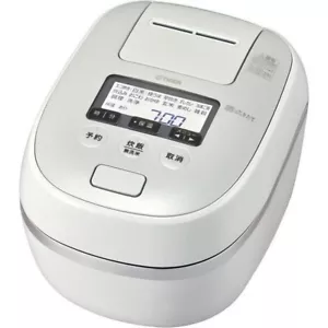 TIGER JPI-X100-WX Druck IH REISKOCHER 5,5 Tassen Gohobidaki weiß 100VAC - Bild 1 von 17