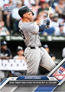 Aaron Judge New York Yankees 2024 Topps Now 416 - Foto 1 di 2