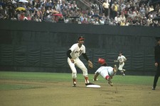 World Series Baltimore Orioles Mark Belanger In Action Baseball 1970 OLD PHOTO