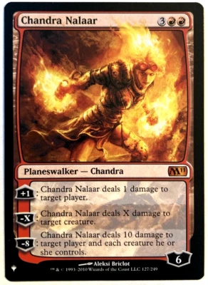 MTG Chandra Nalaar The List - Magic 2011 127/249 NM - Image 1 of 2