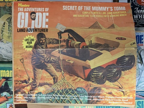 secret of the mummy's tomb gi joe vintage playset ALL OFFERS WELCOME 🔥🔥🔥 Cover