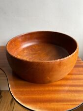 Large Vintage Teak Fruit Bowl