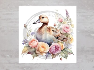 Painel de tecido para acolchoar rosas românticas pato saxônia artesanato costura colcha bloco A733 - Imagem 1 de 4