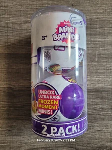π₯ Zuru MINI BRANDS Series 5 Balls Frozen Moment BRAND NEW 2 Pack SEALED π₯ - Picture 1 of 4