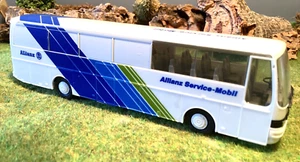 Herpa pullman autobus Allianz Service Mobil Setra 1:87 H0 - Foto 1 di 3