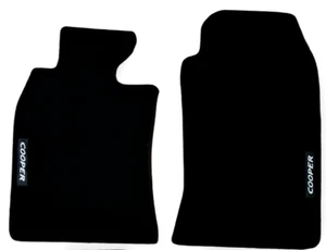Front Car Floor Mats Velour For Mini Cooper One R50 Waterproof Carpet Liners 2pc - Picture 1 of 10