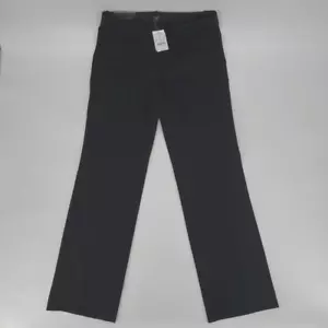 J. nuova con etichetta Pantalone donna Crew Addison taglia 2 corto nero cotone gamba dritta elasticizzato - Foto 1 di 17