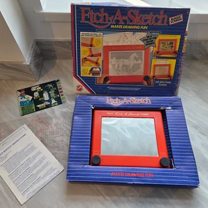 Vintage Etch-a-Sketch Rare Fully Working Boxed PeterPan Playthings - Picture 1 of 11