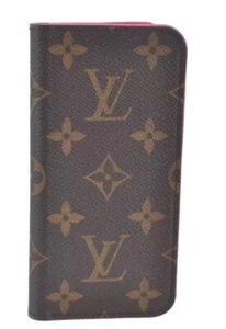 Authentic Louis Vuitton Monogram Folio Iphone 7 8 Case Pink - Picture 1 of 21