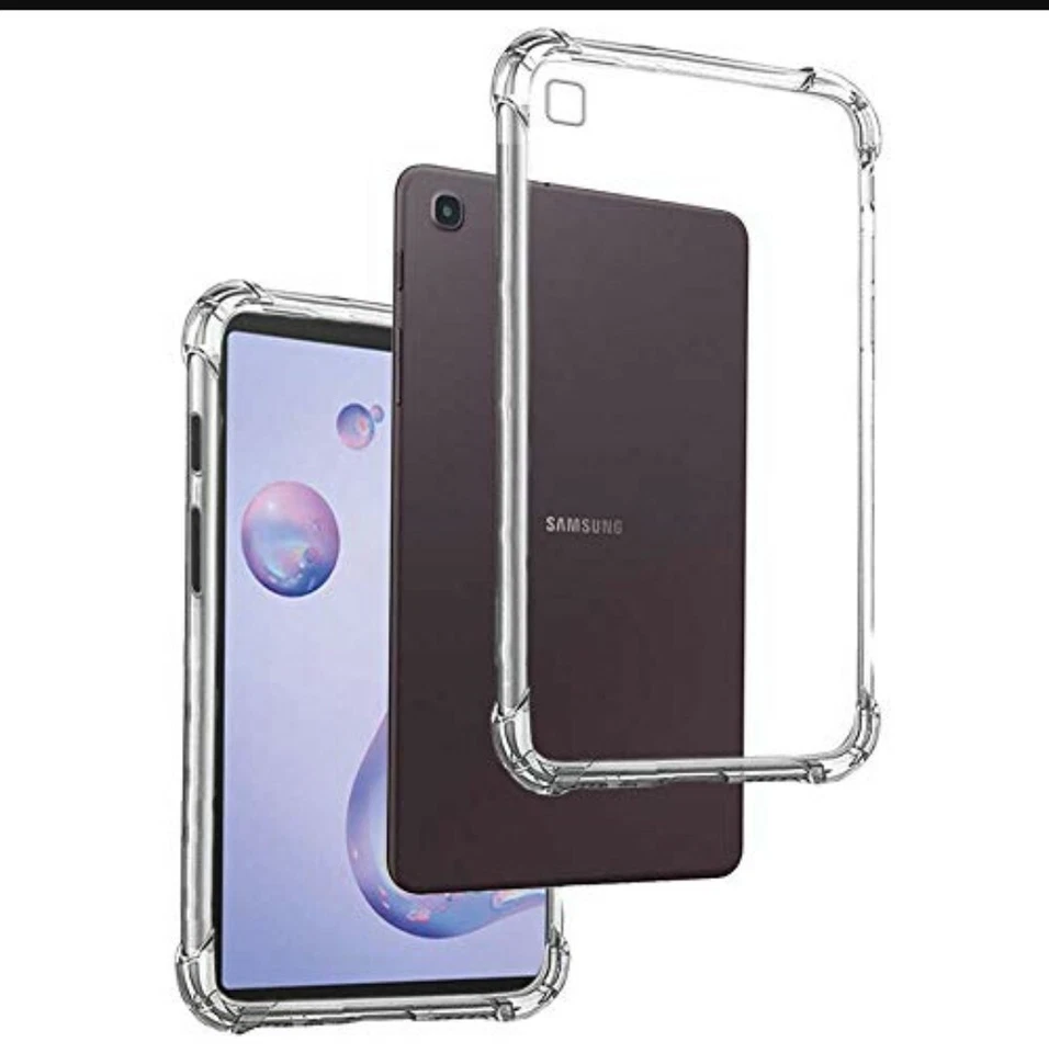 REY Samsung Galaxy Tab Clear Silicone TPU Gel Case RRP £15.60 - Image 1 of 1