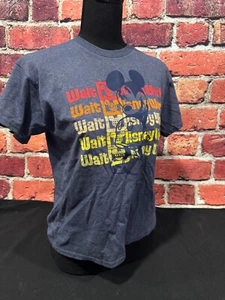 Walt Disney World Mickey Mouse T Shirt Youth SZ L Blue Gray NWT - Picture 1 of 2