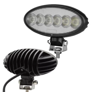 Oval 6.8" 60W LED Cab Work Light Fits John Deere 5085E,5100E,5085M,5100M,5115M+ - Picture 1 of 9