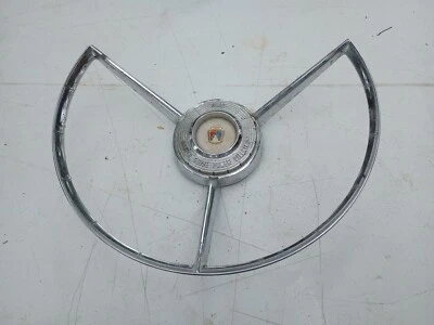 Ford Fairlane 1957 1958 cromo bocina anillo guía maestra dirección asistida OEM Foto 1 de 4
