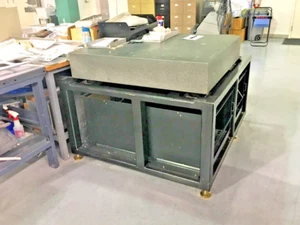 Thick Granite Surface Plate Inspection Table W/Stand - Picture 1 of 1