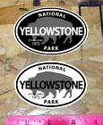 Autocollant décalcomanie parc national de Yellowstone Wyoming vinyle buffle 3,8" - 2 pour 1