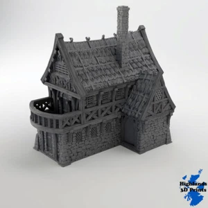 Mesa de juegos The Port Merchant Scatter Terrain DnD impresión 3D 32/28/20/15/10 mm - Imagen 1 de 11