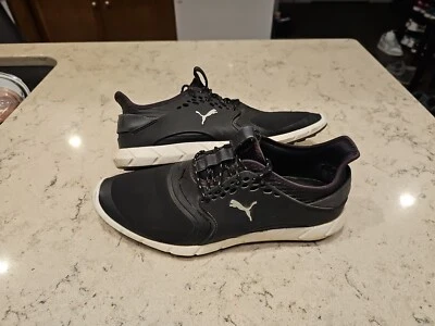 Sapato de golfe Puma Ignite Power Pwr esportivo preto branco 190583-02 masculino tamanho 10 - Imagem 1 de 4