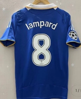 +MAGLIA CHELSEA 2007-2008 LAMPARD 8 CALCIO SHIRT JERSEY RETRO SAMSUNG DROGBA - Photo 1/4