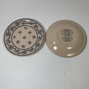Johnson Brothers Laura Ashley Petite Fleur Blue Bread & Butter Dessert 2 Plates - Picture 1 of 3