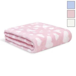 Copertina Neonato Culla Carrozzina coperta pile stampata 75x100cm bambini 6855 - Picture 1 of 22